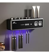 Wall Mounted Toothbrush Holders, Automatic Toothpaste Dispenser, 3 Cup Rechargeable Electric Toot...