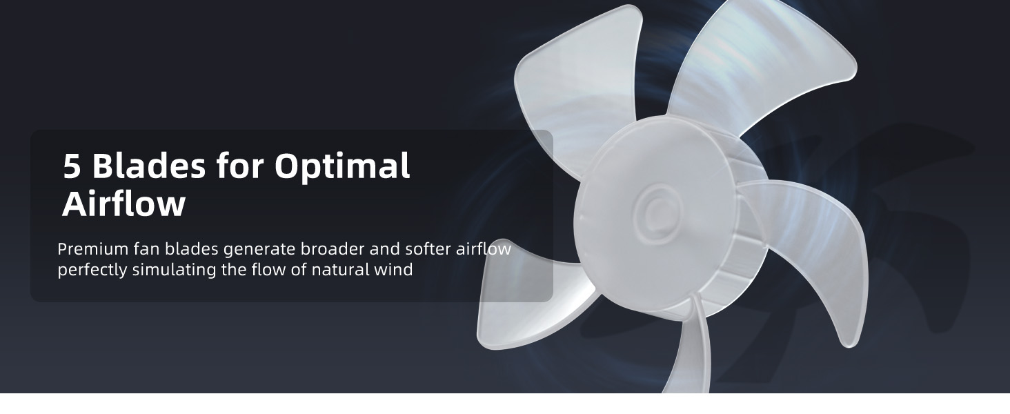 Koonie USB Fan, Strong Wind Ultra Quiet Small Desk Fan
