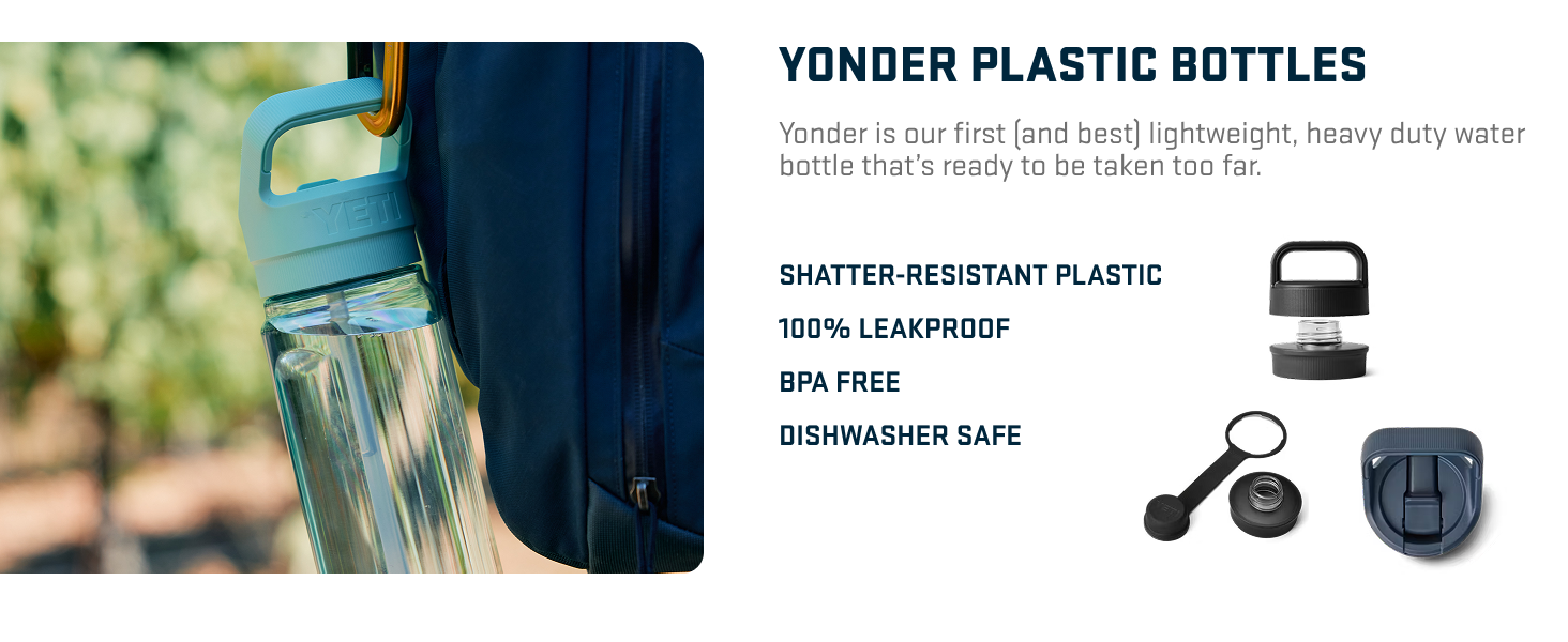 Yonder plastic water bottles