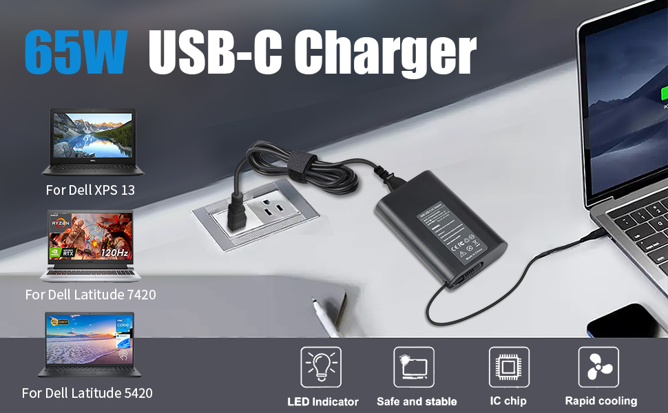 65W USB C Charger