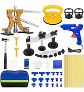 Sigoobal Car Dent Puller, Paintless Dent Removal Kit, 55pcs Dent Puller Kit with Golden Lifter, B...