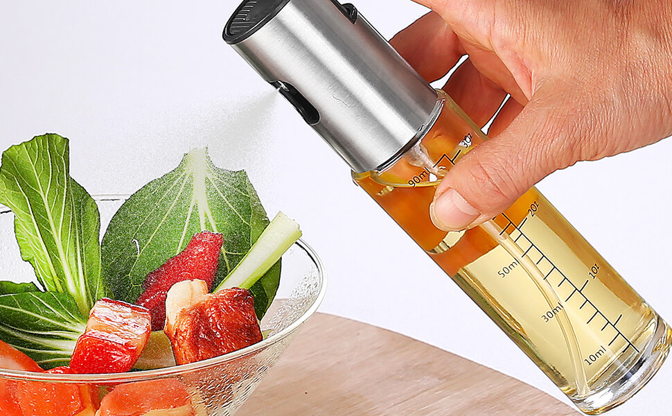 Oil Sprayer for Cooking,100ml Oil Sprayer for Air Fryer, Salad,BBQ,Roasting