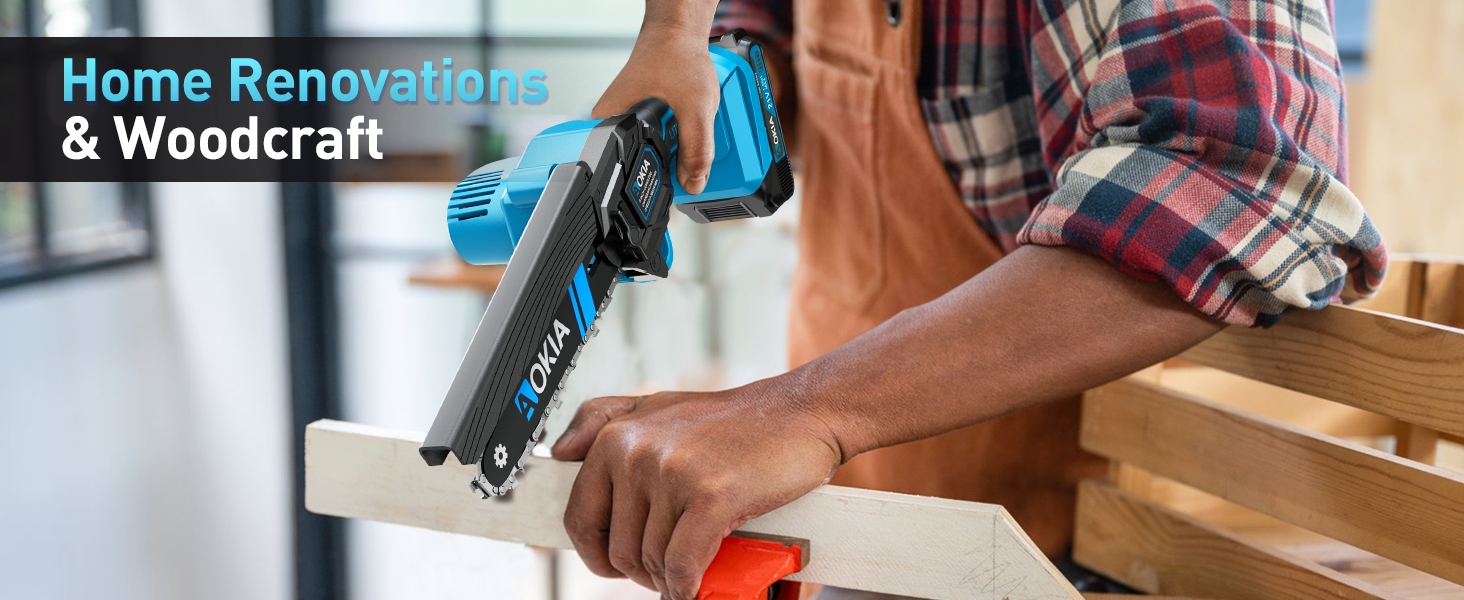 battery powered chainsaw
