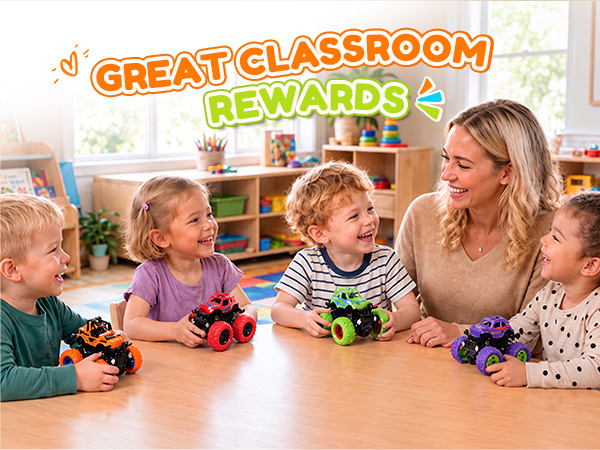 classroom rewards truck toys for 2 3 4 5 6 year old boys