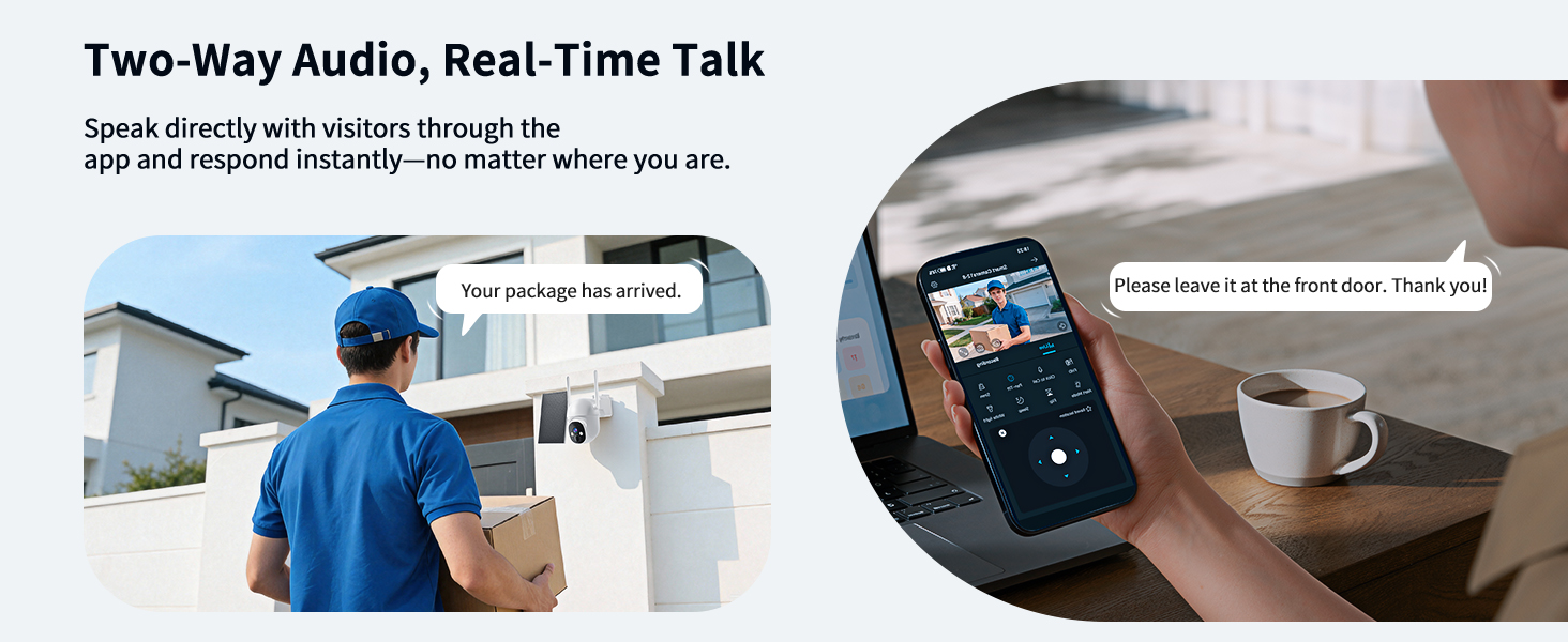 Real time two-way talk