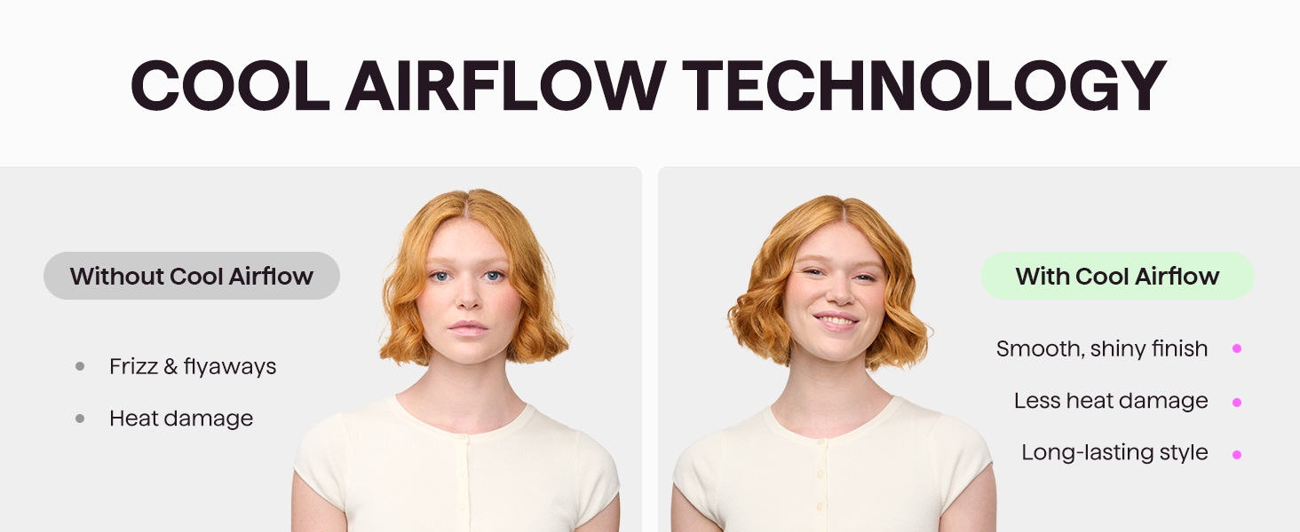 360º Cool Airflow Technology for Long-Lasting Hold