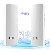 Ultra-Fast KuWFi 5.8G 900Mbps Outdoor Wireless Bridge, High Speed Gigabit Outdoor Point-to-Point ...