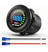 IZTOSS 12 V-24 V Universal LED Display Digital Voltmeter Measure Voltage 7-28 V with Low Voltage ...