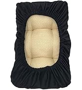 Sigmat Rectangle Stool Cushion Padded Saddle Seat Counter Stool Cover Black 10"x18"