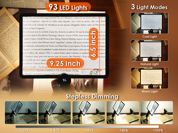 neck magnifying glass with light