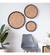 Chi An Home 22 inch Extra Large Boho Wall Baskets, Extra Large Decor Hyacinth Hanging Basket for ...
