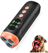2025 Dog Bark Deterrent,Rechargeable Sonic Dog Repeller,Safe 25KHz Sonic Frequency Transmitter,An...