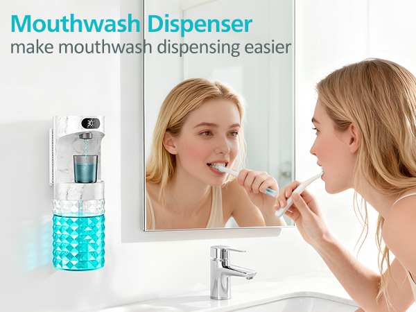mouth wash dispenser
