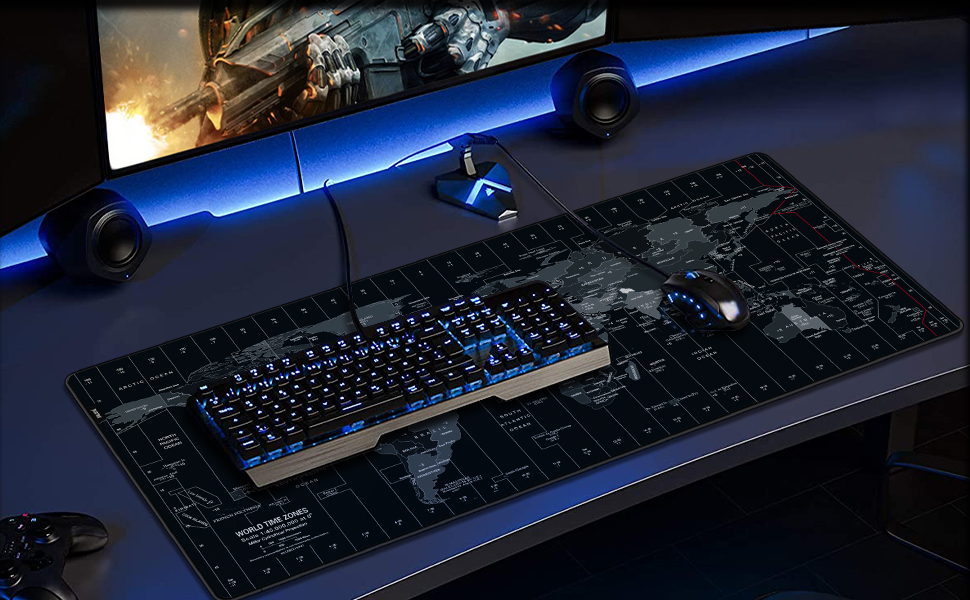 mouse pad gaming mousepad large desk mat xxl xl big extended keyboard computer accessories