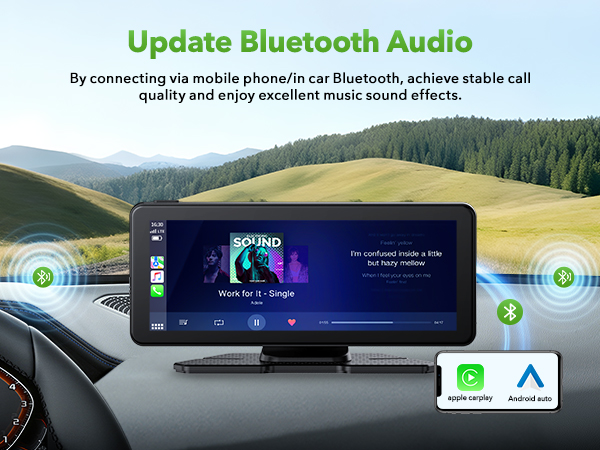 carplay screen with backup camera