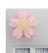 flower sakura keycaps cute keycaps esc keycaps pink oem profile keys for mechanical keyboard