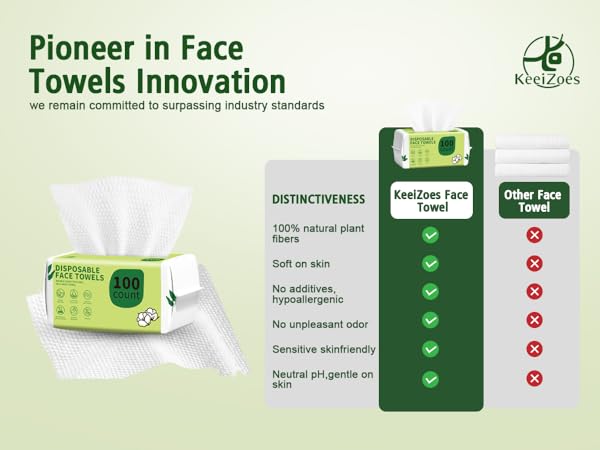 disposable face wipes