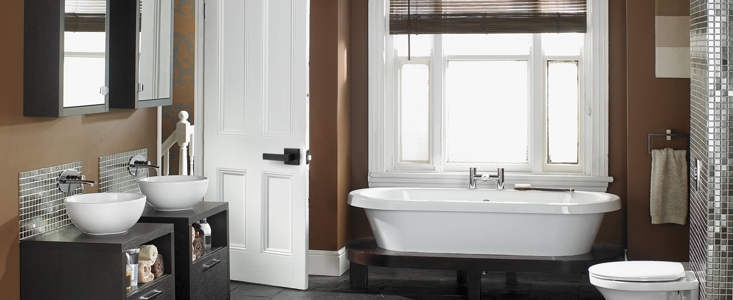 black door handles interior