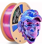 OVV3D PLA Filament 1.75mm, Silk PLA Dual Color 3D Printer Filament, Blue Red Coextrusion Filament...