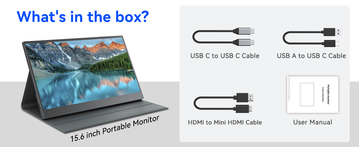 15.6 inch portable monitor
