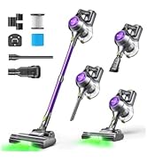 UML0 Cordless Vacuum Cleaner, 40Kpa Powerful Suction Stick Vacuum Cleaners for Home, 45 Mins Runt...