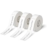 NIIMBOT D11 Label Maker Tape D110 Labels 3Rolls, Self-Adhesive Labeling Tape Replacement 0.47" X ...