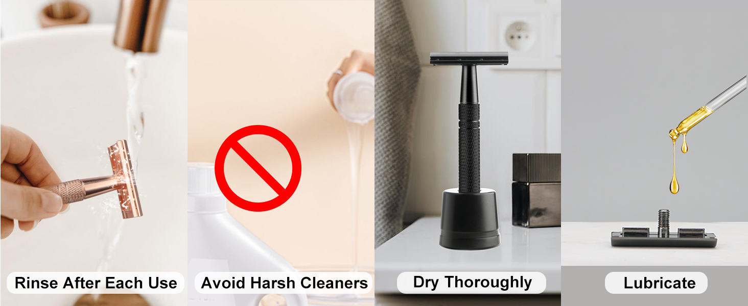 safety razor single blade razor double edge razor reusable metal 1 one blade razor