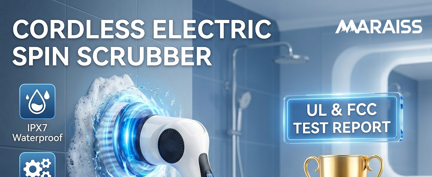 Electric spin scrubber