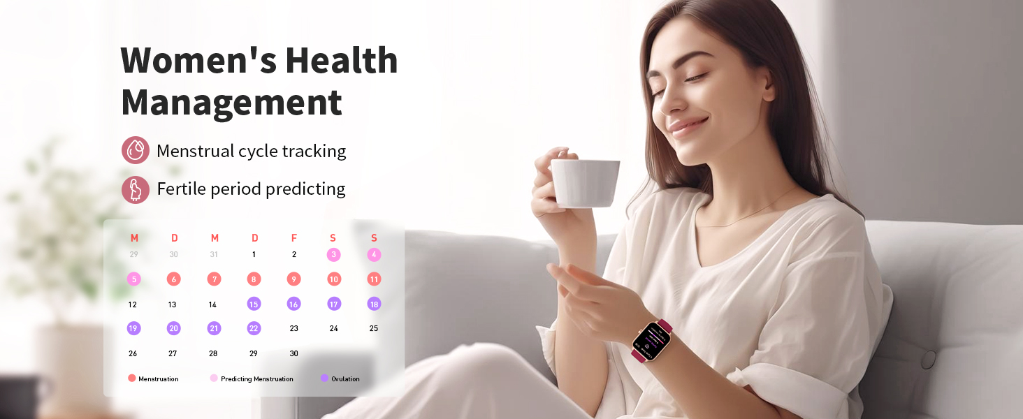 Smart Watch for Women, Alexa Built-in, 1.8&amp;#34; Touch Screen Fitness Tracker