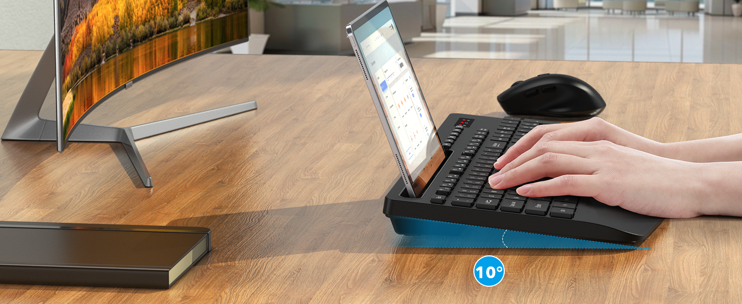 full size wireless keyboard and mouse