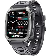 Yihou Smart Watch for Men Fitness Tracker Heart Rate Monitor Blood Pressure Monitor Watch Waterpr...