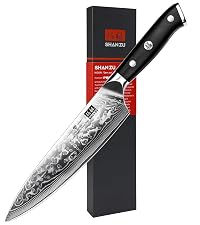 SHAN ZU Chef Knife 8 Inch Japanese Steel Damascus Kitchen Knife