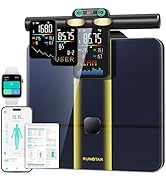RunStar Smart Scale for Body Weight, 8 Electrodes High Precision Digital Bathroom Scale with Set ...