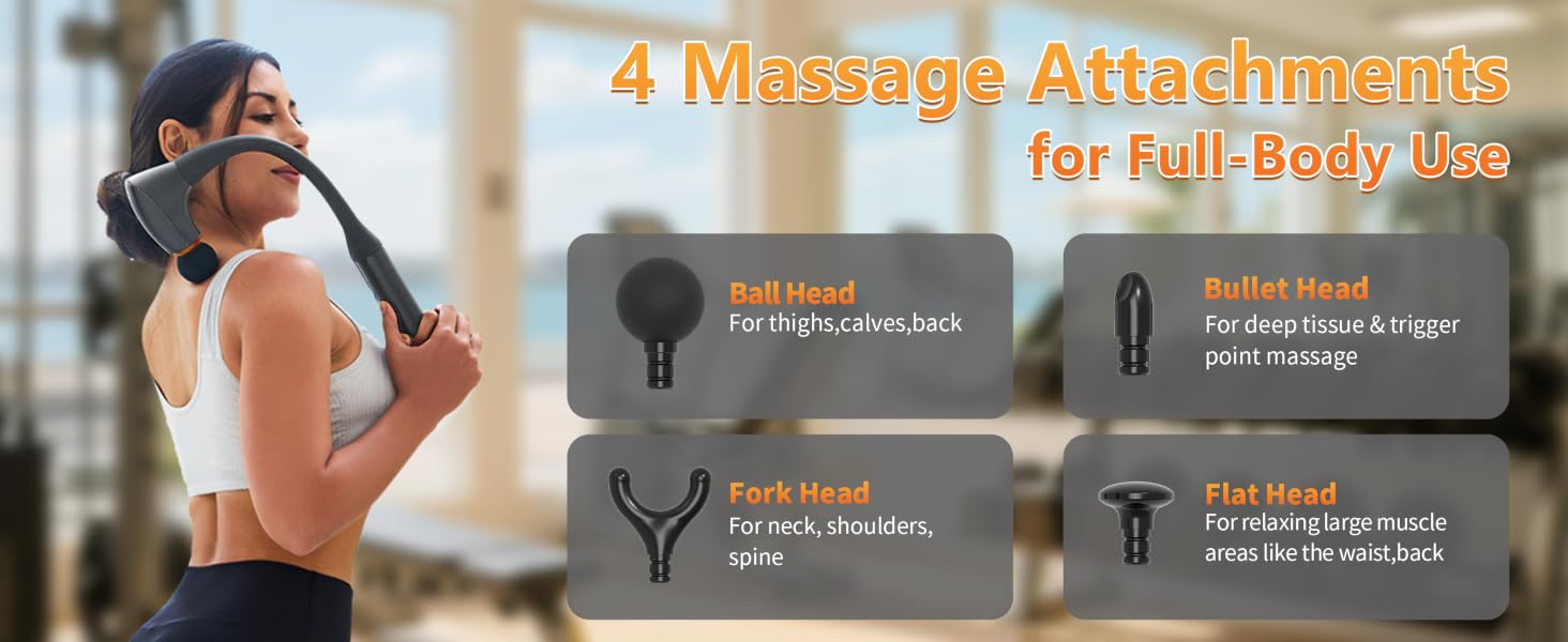 deep tissue massage gun portable massager