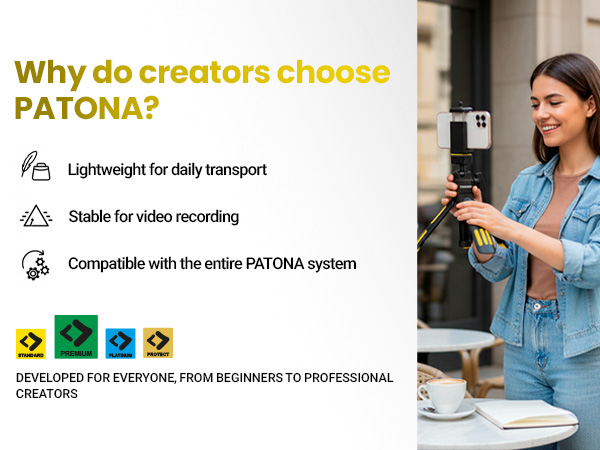 lightweight, Stable and compatible with entire Patona system