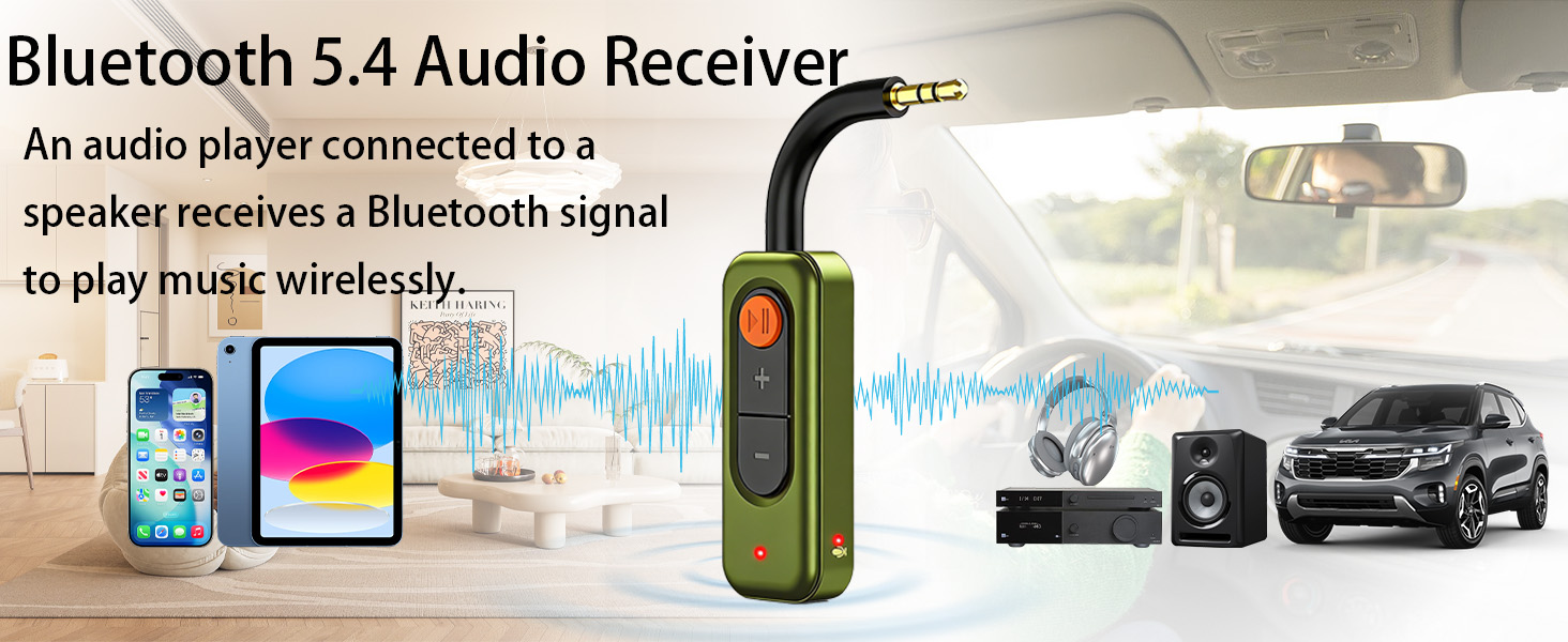 Bluetooth 5.4 Audio Receiver