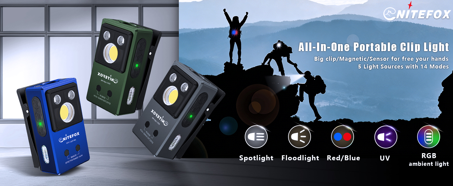 M8 clip light used in outdoor