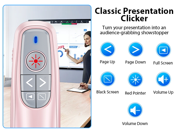 presentation clicker wireless presenter remote clicker