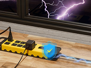 Metal Surge Protector Power Strip