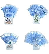 MITOB Self Seal Plastic Bags Zipper Lock Clear PVC Jewelry Packing Storage Bag for Zip Anti-oxida...