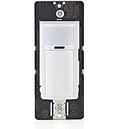 Leviton DOS02-LW Motion Sensor Light Switch, Motion Activated, Auto-On/Auto-Off, 2A, No Neutral W...