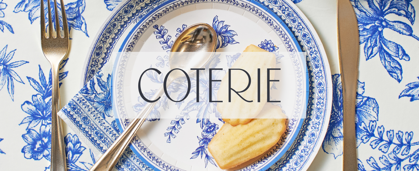 Coterie Blue Toile