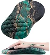 Laokiiy Mouse Pad Wrist Support, Ergonomic Mouse Pad with Wrist Rest, Comfortable Computer Mouse ...