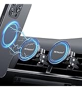 PROfezzion 2-Pack Compatible with MagSafe Car Vent Mount, Magnetic Car Vent Holder for iPhone 15 ...