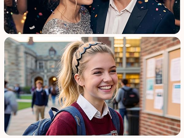 Zig Zag Headbands for Women