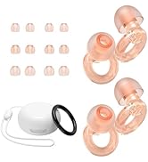 JUSTRVN Ear Plugs for Concert, 2 Pairs of Noise Reduction Earplugs 25dB-30dB with 8 Ear Tips&amp;Carr...