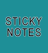 highlighters sticky notes