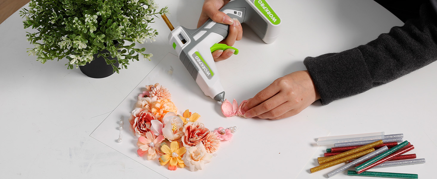 cordless hot glue gun