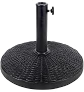 Blissun 22 lbs Heavy Duty Patio Market Umbrella Base Stand
