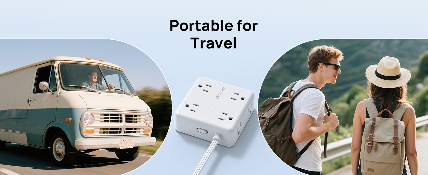 flat extension cord 2 prong